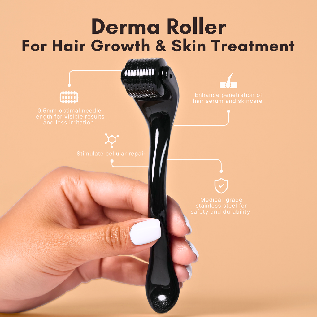 Microneedling Derma Roller for Hair Growth and Skin Treatment